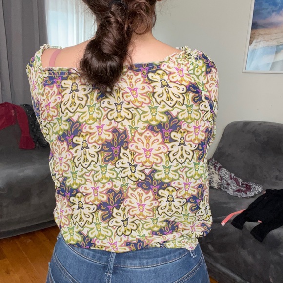 Colorful pattern blouse - Picture 2 of 3